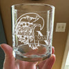 Personalized Name 250th America Eagle Engraved Whiskey Glass HA75 920270