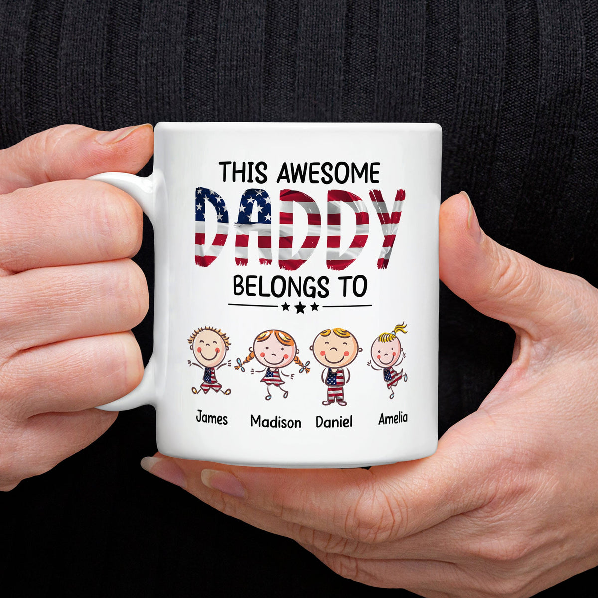 Personalized This Awesome Mom Belongs To White Mug HA75 920866