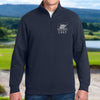 Personalized Name Fishing Lovers Embroidered Quarter Zip Sweater HA75 898648