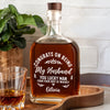 Congrats On Being My Husband Whiskey Bottle TH10 894045