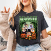 Custom Photo Dog Halloween Retro Style Dark Shirt HO82 894988