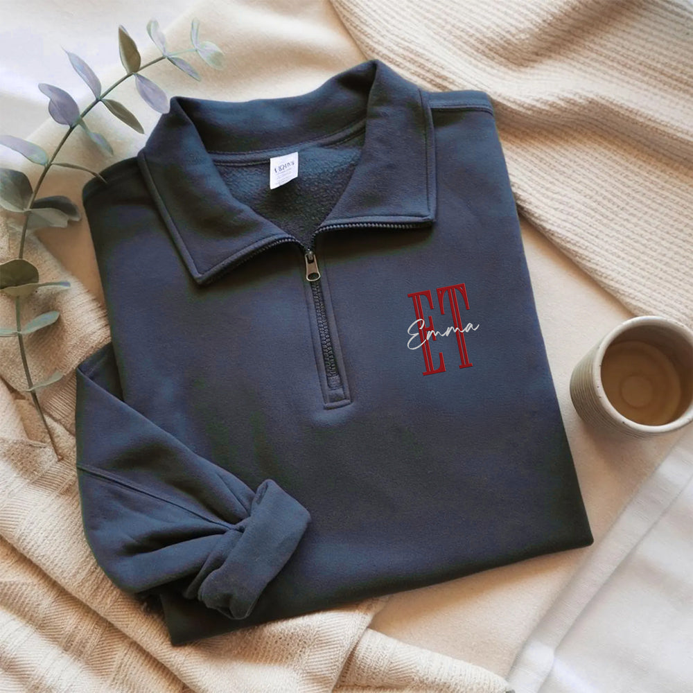 Personalized Nurse Job Title Quarter Zip Sweatshirt Gift For Nurse LM32 899125