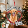 Custom Dog Photo Forever In My Heart Memorial Acrylic Ornament HA75 897520 (Pack)