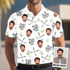 Custom Photo Best Golfer Ever Polo Shirt For Golf Lover TH10 898175