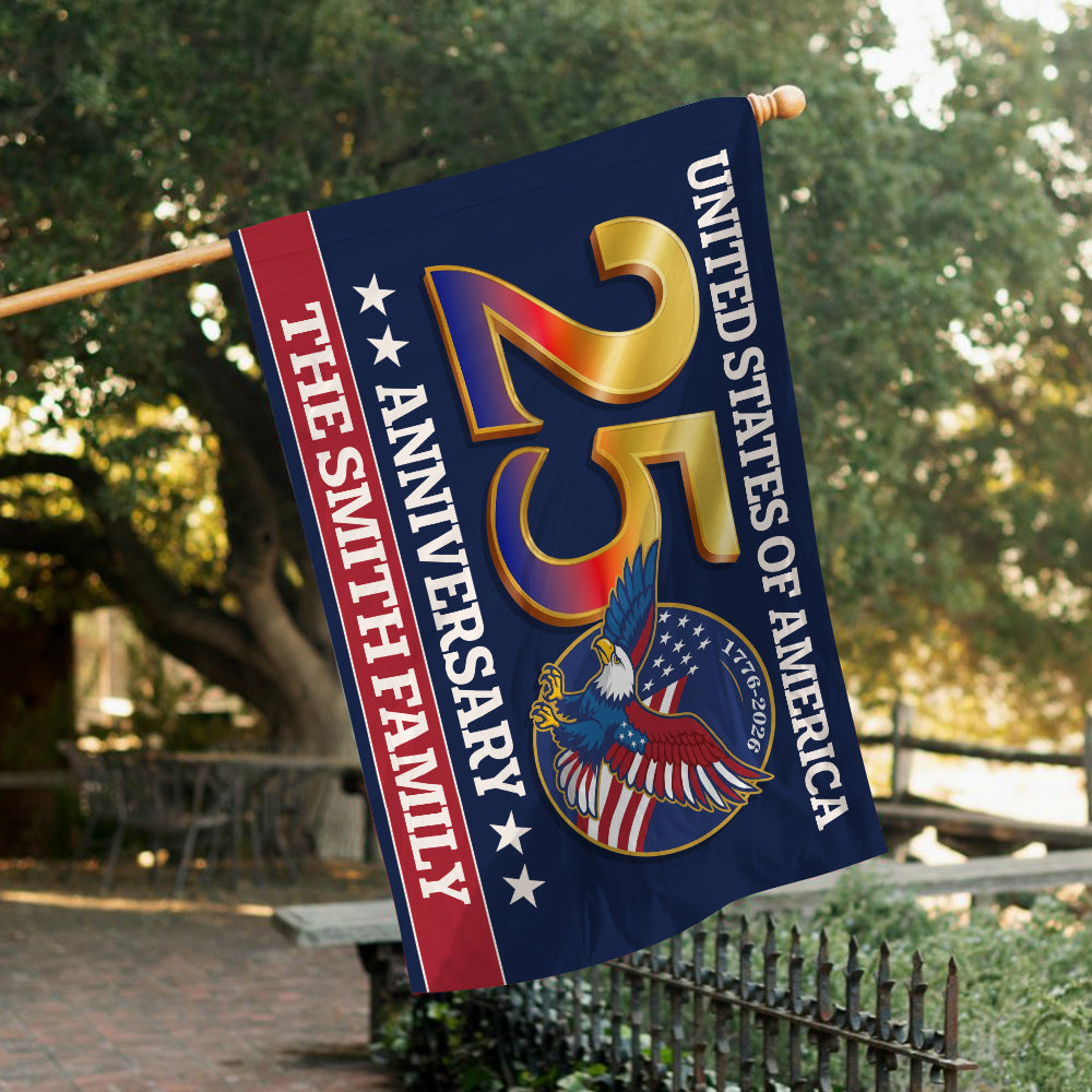 250th Anniversary USA Eagle Patriotic House Flag LM32 897557