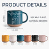 Custom Line Drawing Couple Gift Pottery Mug Valentine Gift, Anniversary Gift HA75 898920