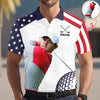 Custom Photo Golf Player Polo Shirt Golf Lovers Gift For Him CH07 896584