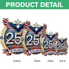 Custom Family Name USA 250th Anniversary Patriotic Acrylic Suncatcher LM32 899279