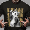 Personalized Vintage Photo Dog Dad, Dog Mom, Cat Dad, Cat Mom Dark Shirt HA75 921560