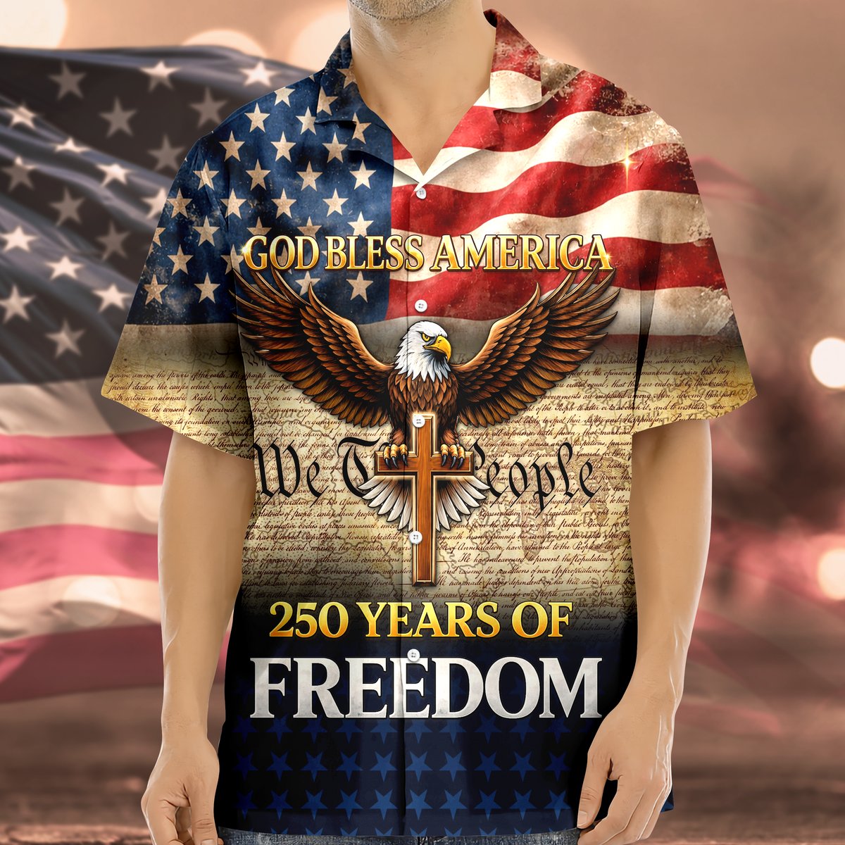 God Bless America - America 250 Years of Freedom Hawaii Shirt CH07 910492