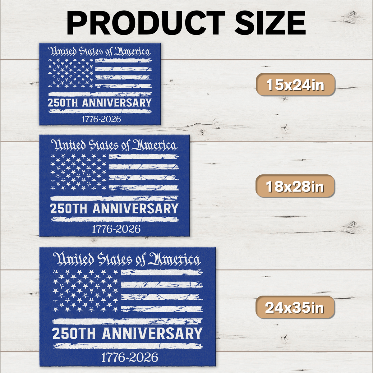 USA 250th Anniversary Doormat TH10 898391