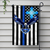 Custom American Flag With Family Name  - Personalized Garden Flag LM32 897227