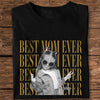 Personalized Vintage Photo Best Mom Ever Family Dark Shirt HA75 921586