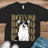 Personalized Vintage Photo Dog Dad, Dog Mom, Cat Dad, Cat Mom Dark Shirt HA75 921560