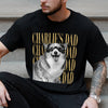 Personalized Vintage Photo Dog Dad, Dog Mom, Cat Dad, Cat Mom Dark Shirt HA75 921560