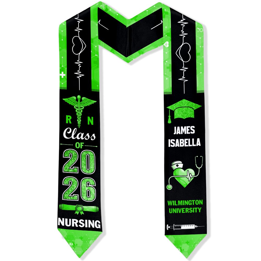 Personalised Nurse Graduation Class Of 2026 Stoles LM32 899329