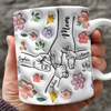Hold My Hand, Hold My Heart  Personalized Family 3D Inflated Effect Printed Mug HA75 897128