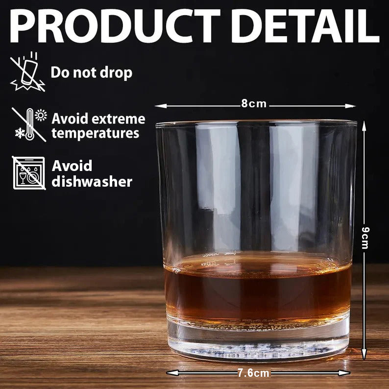 Custom Photo Dear Dad We Woof You Whiskey Glass CH07 895862