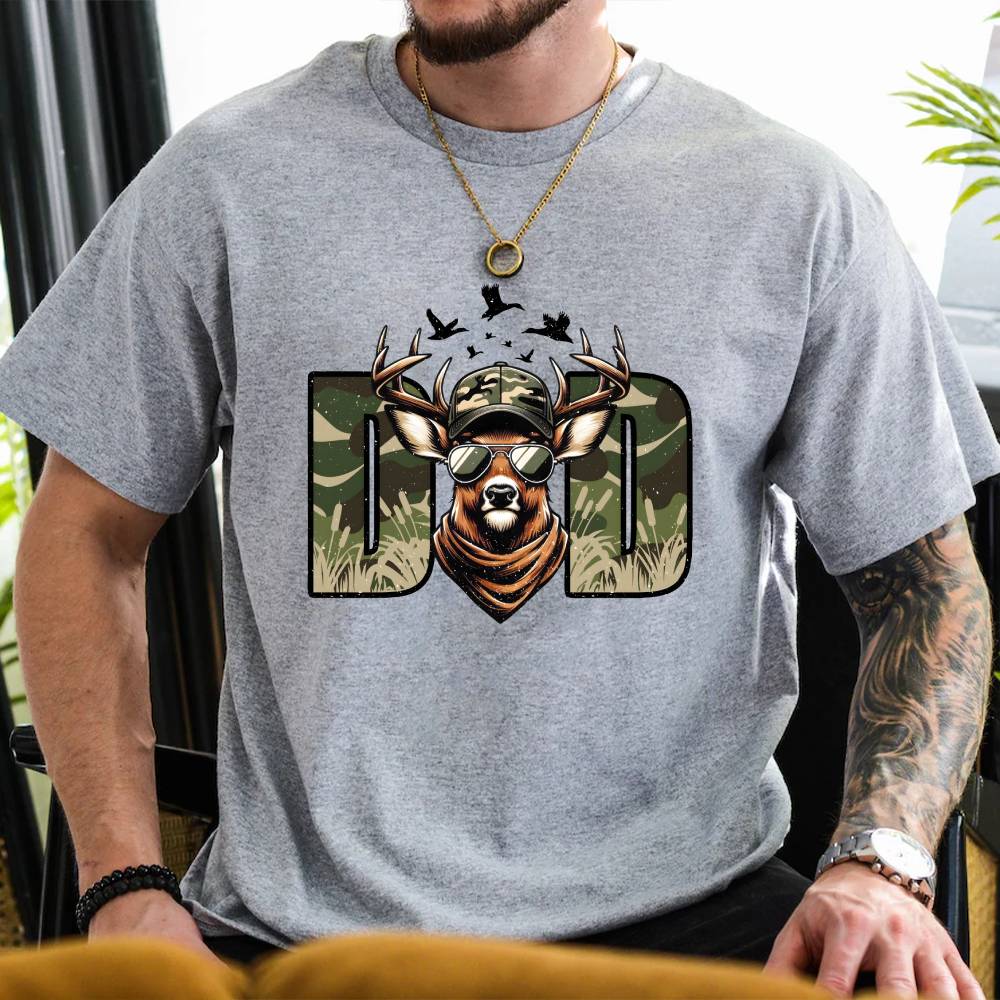 Deer Hunting Hunter Dad With Camouflage Shirt HO82 893898
