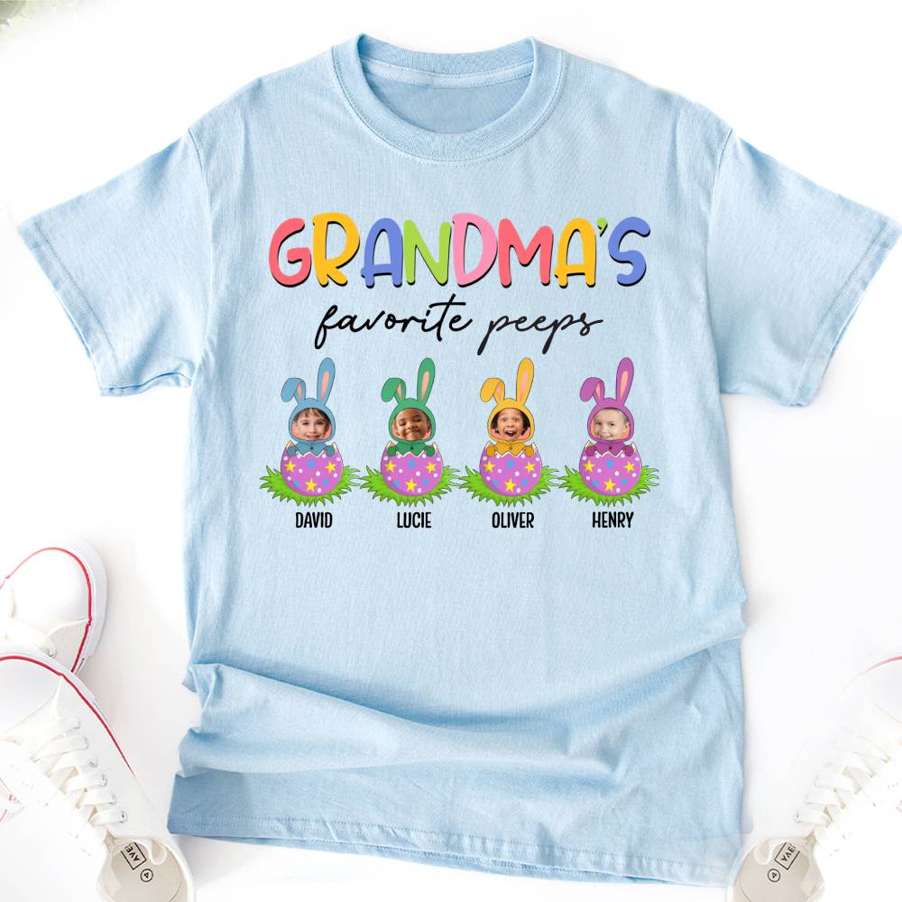 Nana Grandma Favorite Peeps Bright Shirt Personalized Gift For Mother's Day HO82 893564