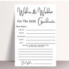 Set of 12 Graduation Wishes and Advice Card for Graduation Party - Graduation gift HA75 921240