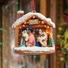Custom Photo You & Me And The Dog  - Personalized 3D Effect Acrylic Ornament LM32 895959